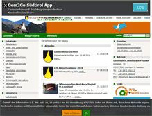 Tablet Screenshot of gemeinde.stleonhardinpasseier.bz.it